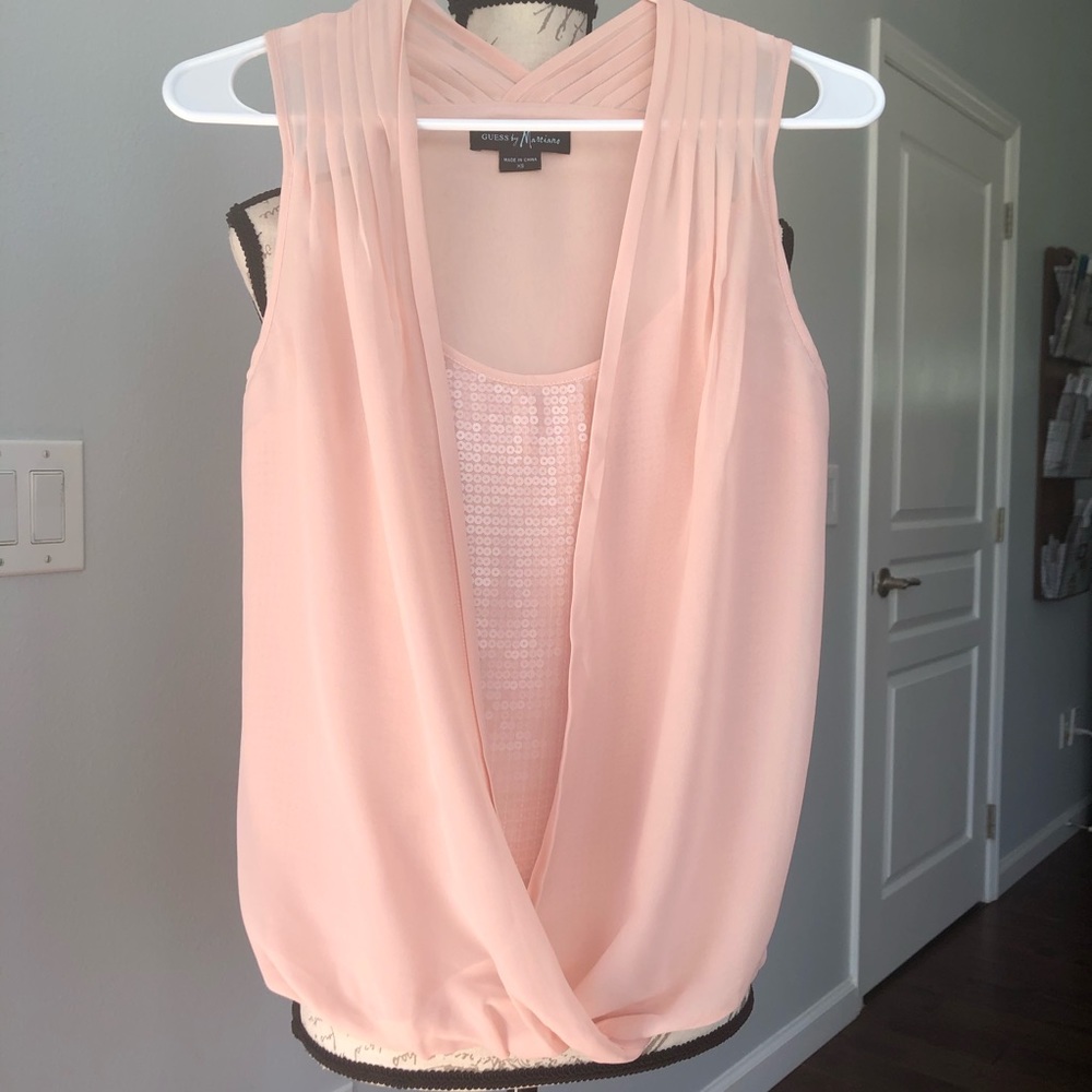 Guess Xs Blouse With Sequence - image 1